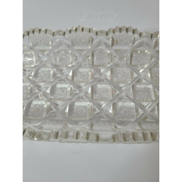 VINTAGE American Glass Serving Candy Dish 4.8"x1" - Picture 7 of 7
